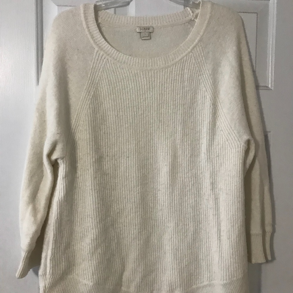 J Crew Cream sweater